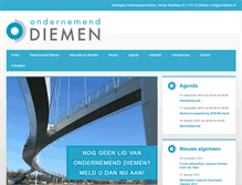 Tablet Screenshot of ondernemenddiemen.nl